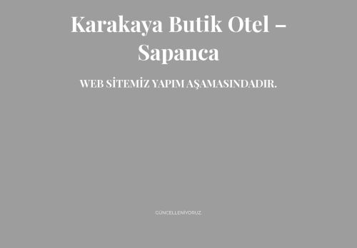 karakayabutikotel.com