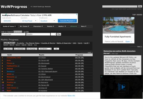 wowprogress.com