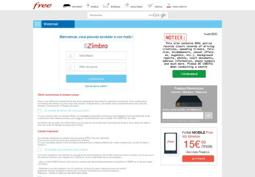 zimbra.free.fr